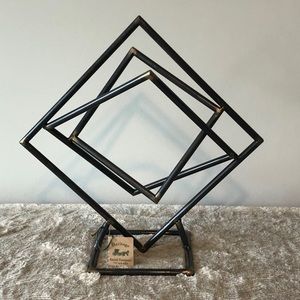 Bronze Geometric Tabletop Sculpture